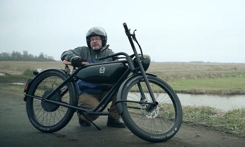Uitpakparty: Meijs Motorman, elektrische vintage-bromfiets