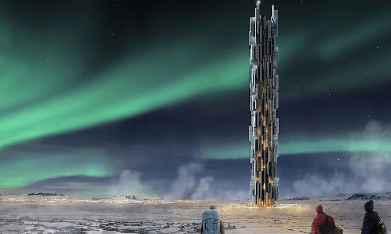 Wolkenkrabber voor dataopslag