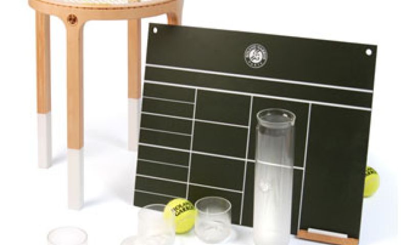 Tafel voor tennisfans