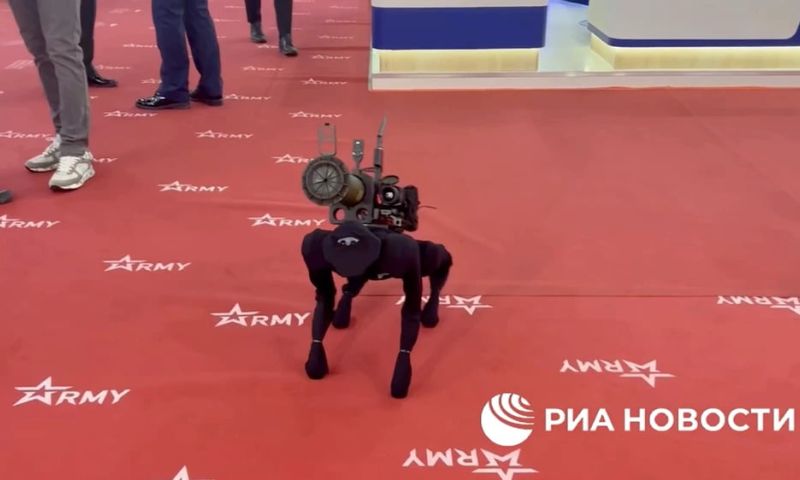 robothond robot wapen rusland oorlog