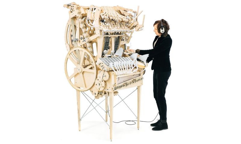 Video: bizar instrument werkt met 2000 knikkers