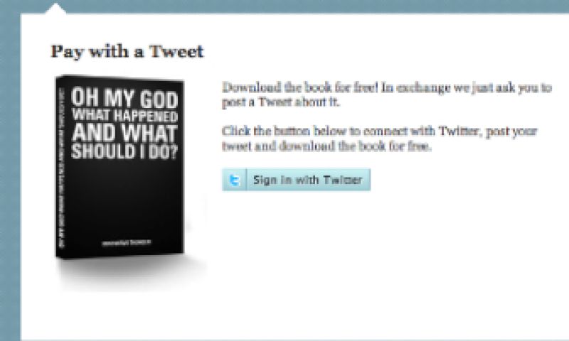 Betaal terug met een tweet