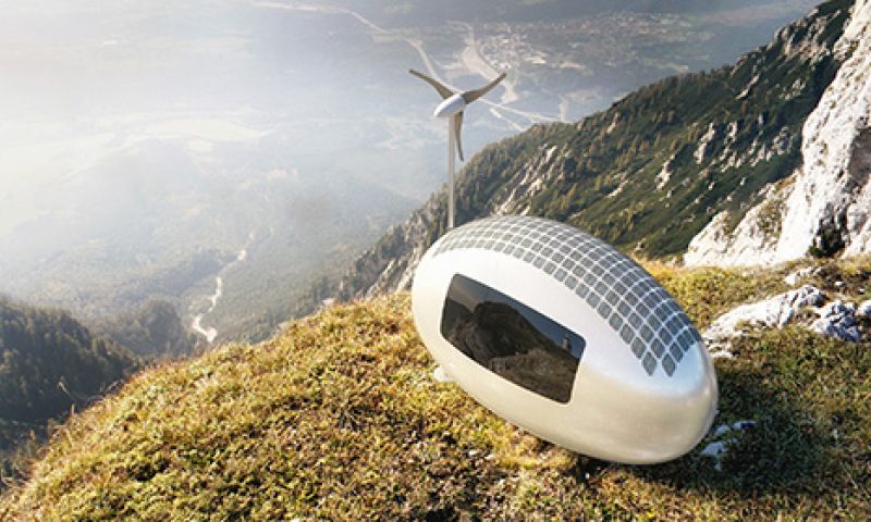 Post-apocalyptische design-caravan is zelfvoorzienend