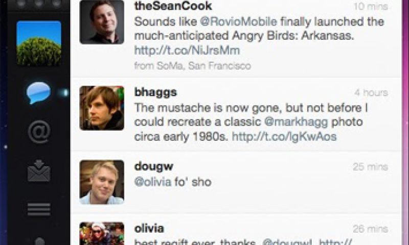 Twitter for Mac in uitzichtloze coma