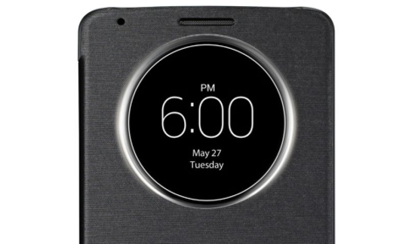 Net een smartwatch-interface, die hoes van LG G3