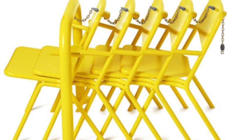 Een stoel in ruil voor een muntje