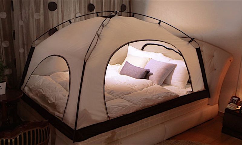 Kamperen in je eigen bed