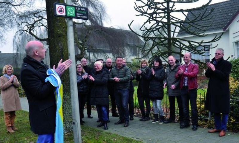 Applaus voor het WhatsApp-bord: iedereen aan de buurtpreventie