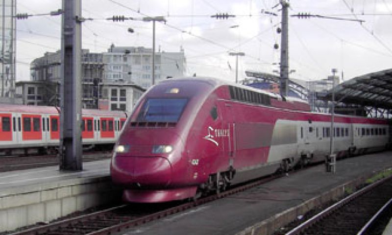 Trein redt Europa
