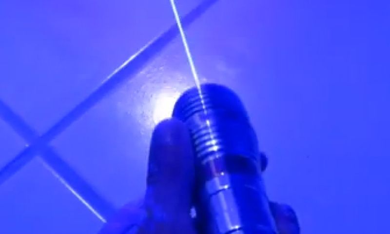 Zelfgemaakte 'lightsaber'