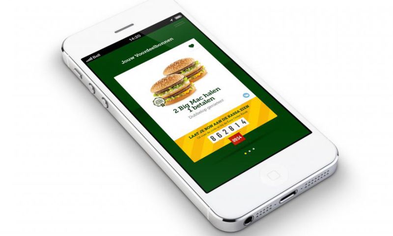 McDonald's laat je in 2017 per app bestellen