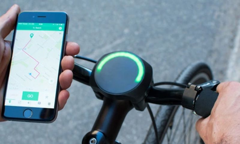 Ronde gadget op je stuur maakt je fiets slimmer