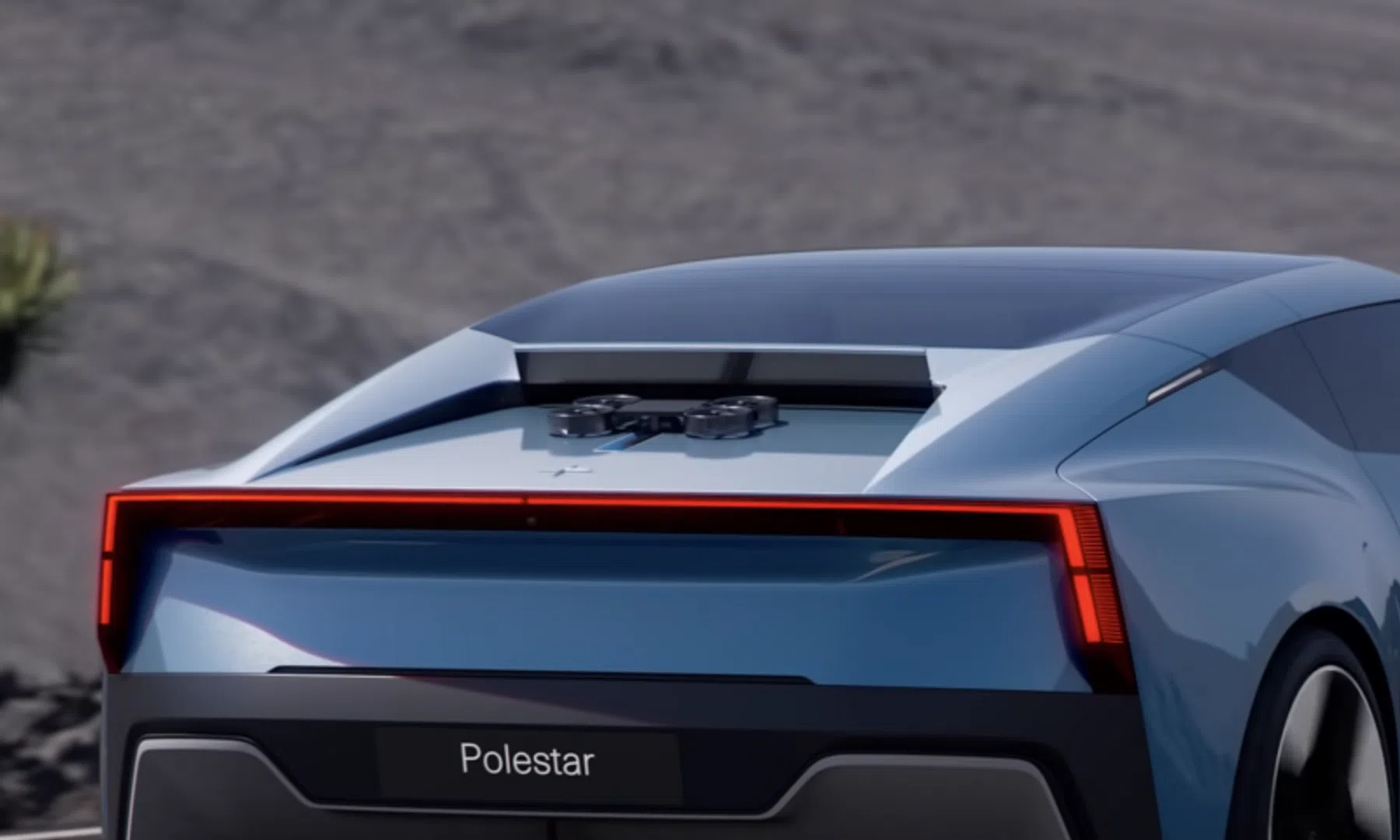 Polestar drone elektrisch rijden Volvo 
