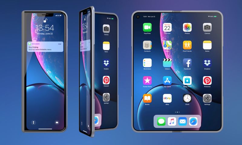 apple opvouwbaar scherm iPhone iPad gerucht 2025