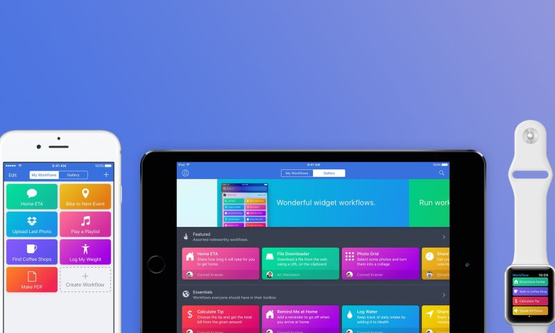 Apple neemt slimme automatiseringsapp Workflow over