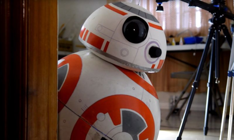 Zo maak je je eigen levensgrote BB8 uit Star Wars