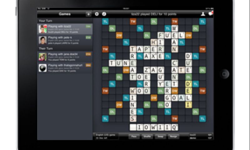 Wordfeud voor iPad