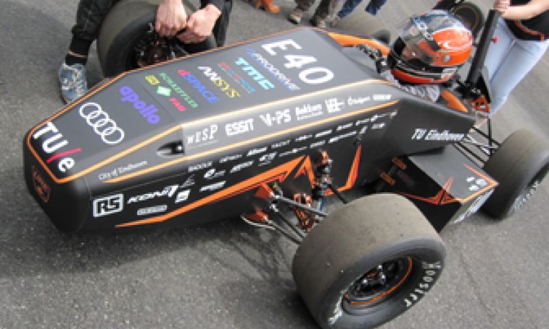 Gespot in Eindhoven: nieuwe elektrische racewagen