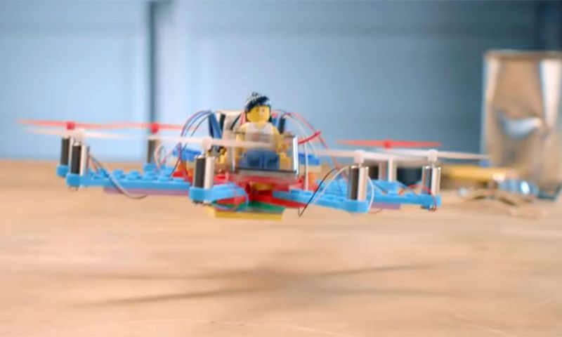 Met dit pakket bouw je zelf een drone van LEGO