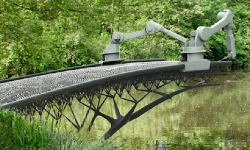 Joris Laarman de wereld over met '3D-geprinte' brug