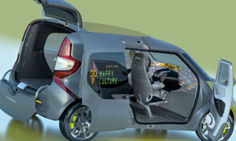 Renault's rijdende billboard