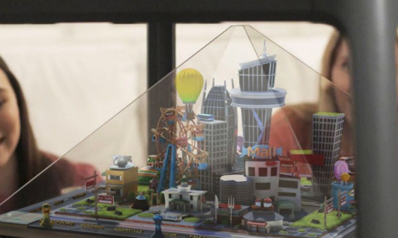 Wie wil er een 'hologram' op tafel?