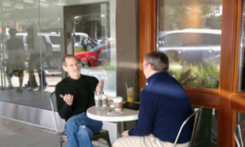 Topman Google is bang voor Steve Jobs