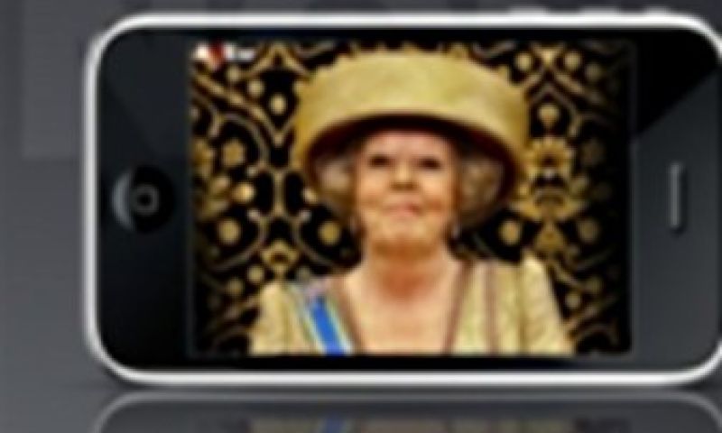 Prinsjesdag ook live op iPhone te zien