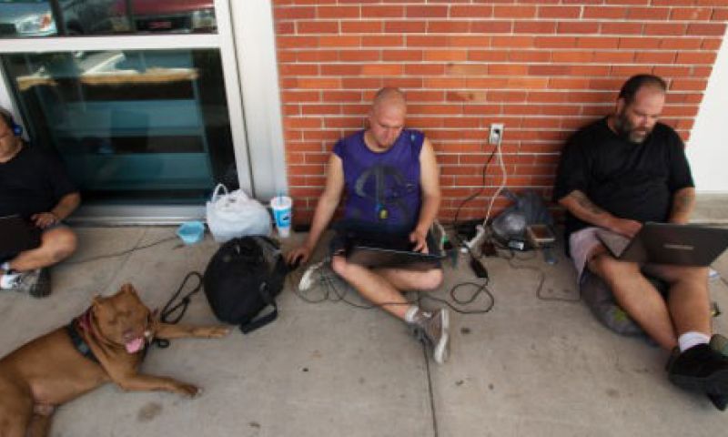 Daklozen in VS overleven dankzij Bitcoin