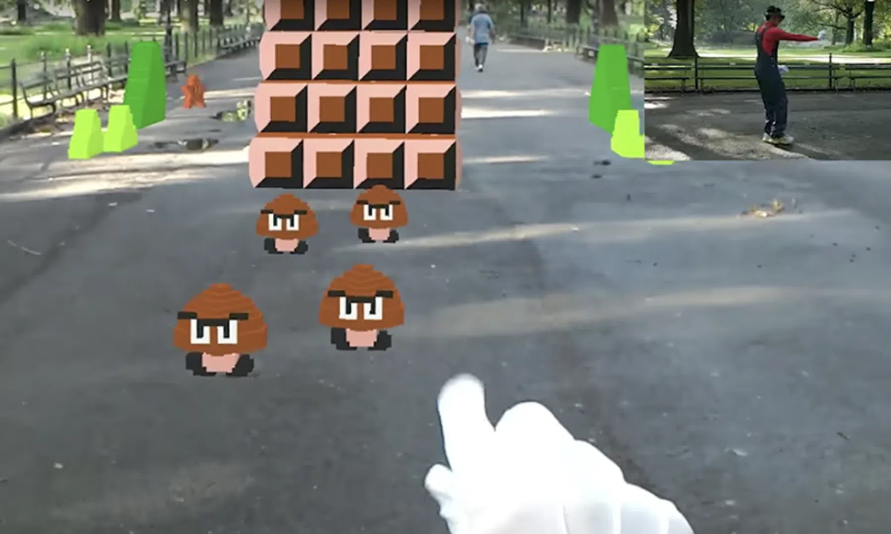 Video: Super Mario in het park met de HoloLens