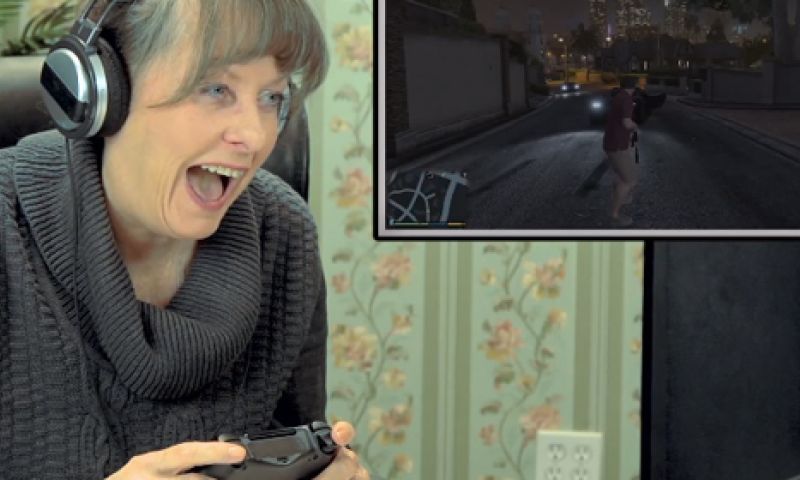 Video: senioren spelen Grand Theft Auto V