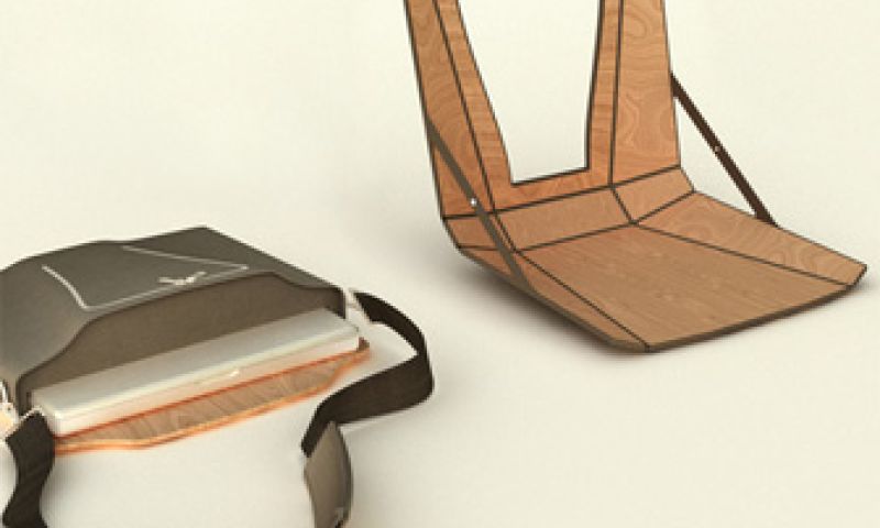 Kantoor in laptoptas