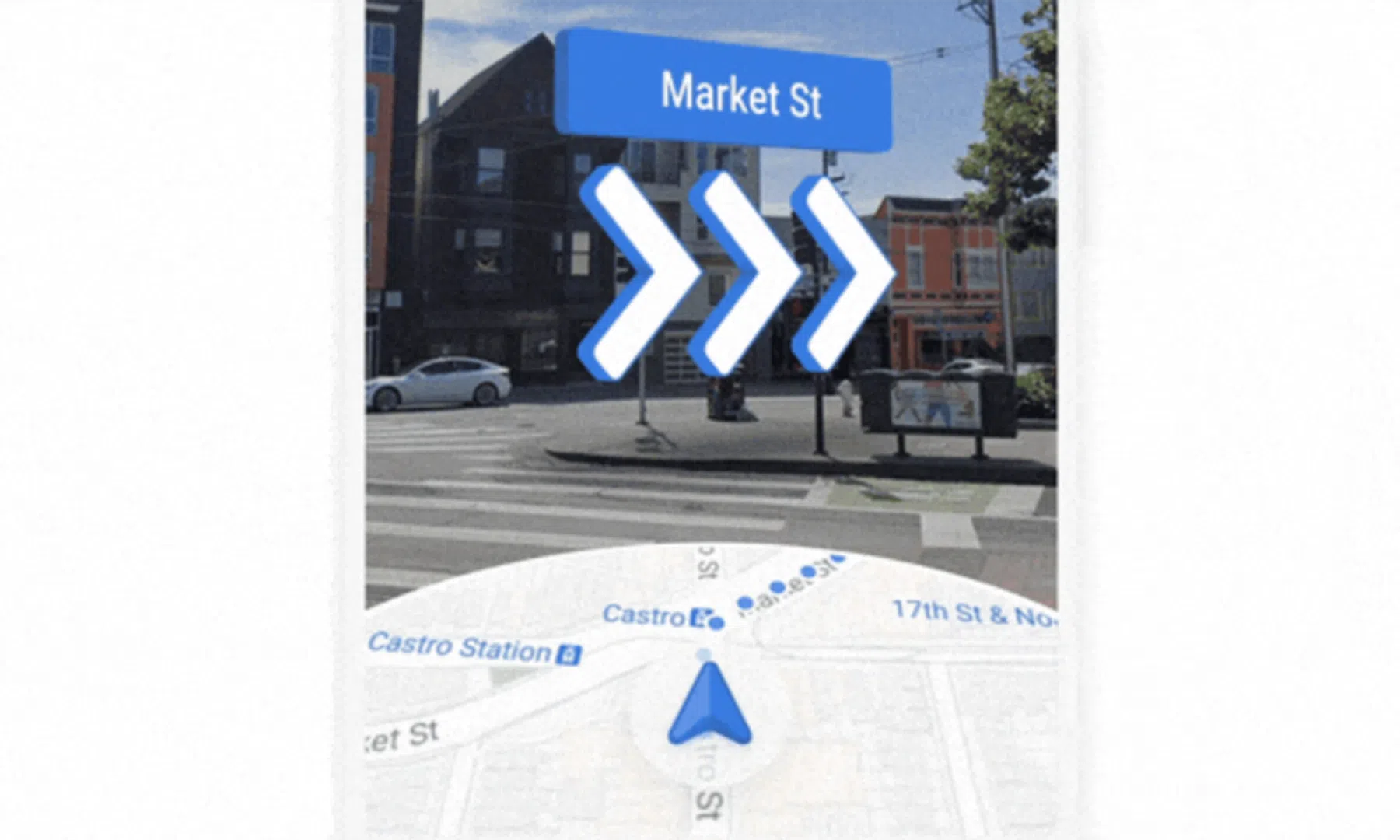 Google maps augmented reality navigatie amsterdam