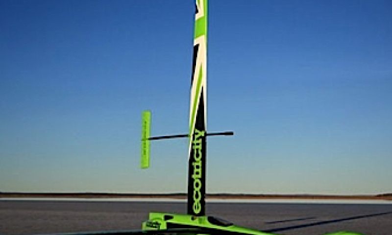 Windenergie auto breekt record