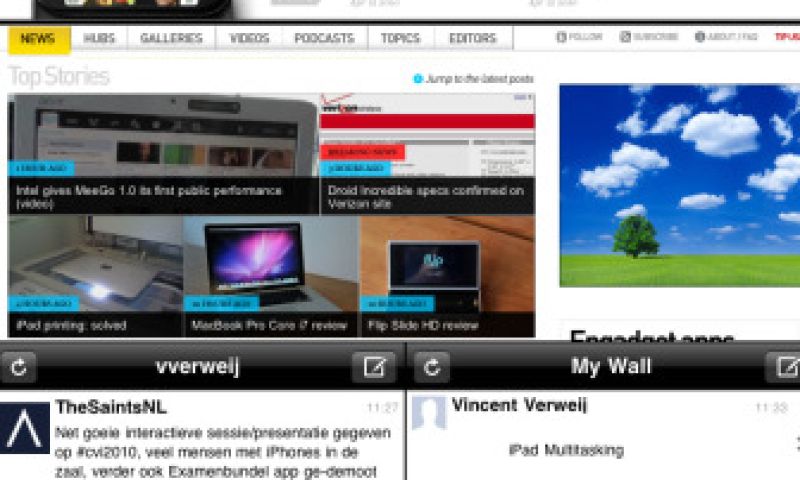 Multitasking op iPad met Nederlandse app