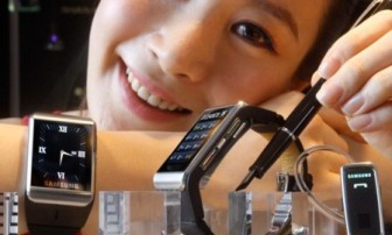 Samsungs horlogemobiel met dun touchscreen