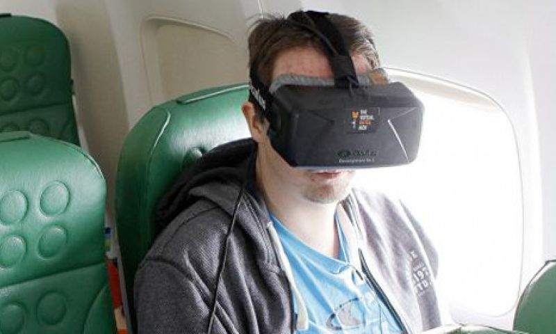 Virtual reality: hét nieuwe vermaak aan boord vliegtuigen?
