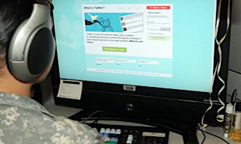Amerikaanse soldaten mogen twitteren