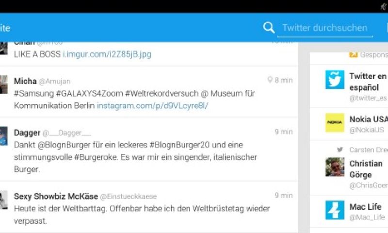 Eindelijk: Twitter voor Android krijgt tablet-interface