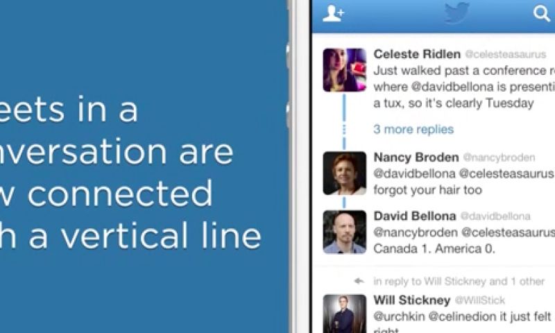 Twitter komt met nieuwe look conversaties