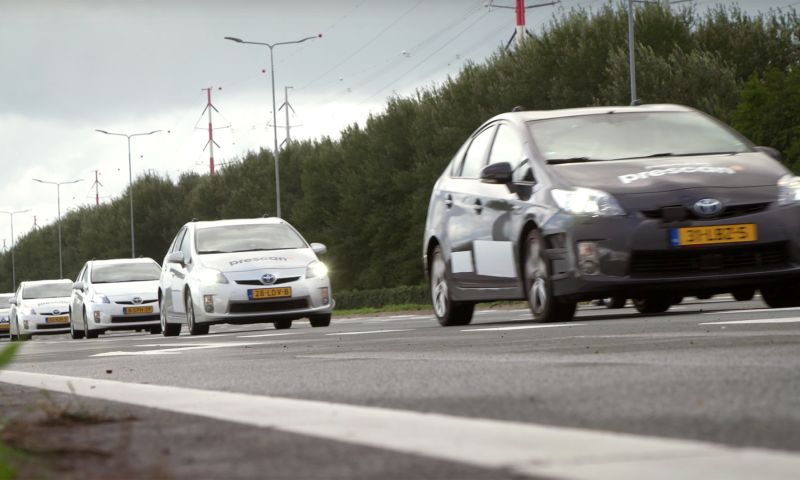 proef tno zelfrijdende auto n205 cooperatief automatisch rijden