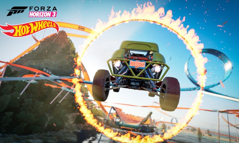 Forza Horizon 3 van de kaart met Hot Wheels-uitbreiding