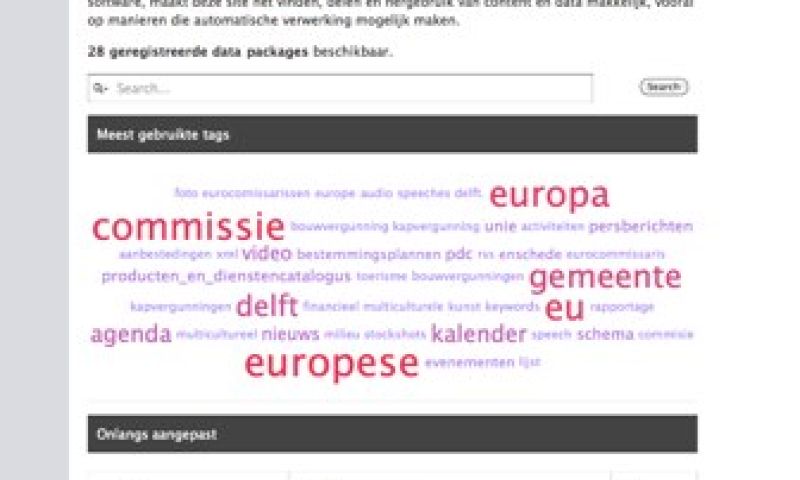 Open data om mee los te gaan