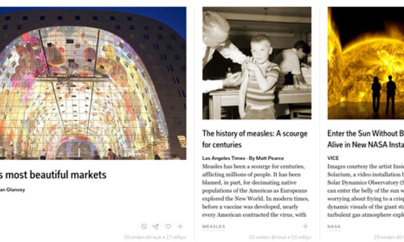 Mooie lees-app Flipboard heeft eindelijk een webversie