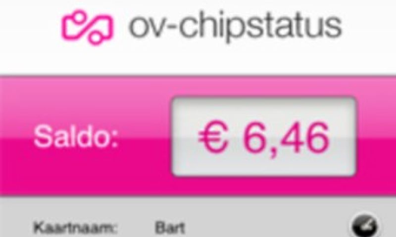 Saldo ov-chipkaart op iPhone