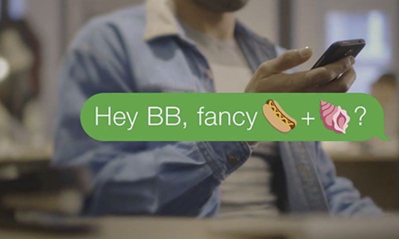 Met deze emoji laat je zien dat je er wel in voor bent