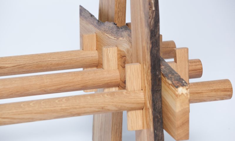 Coatrack voor de lumberjack