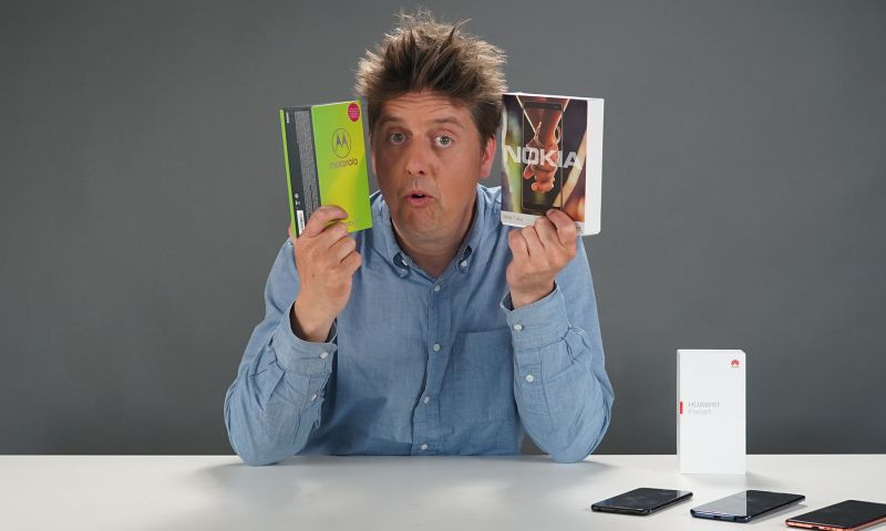 Goedkope smartphone budget telefoon Android P Huawei Smart Moto G6 Nokia 7 Xiaomi Mi OnePlus 6