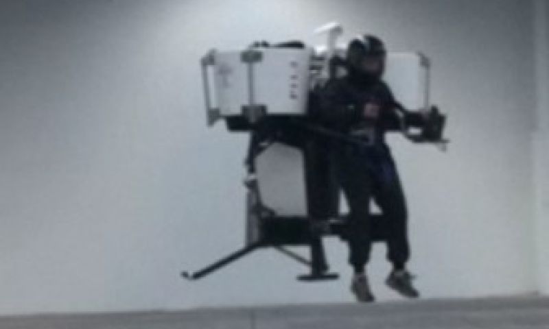 Vliegen in een jetpack