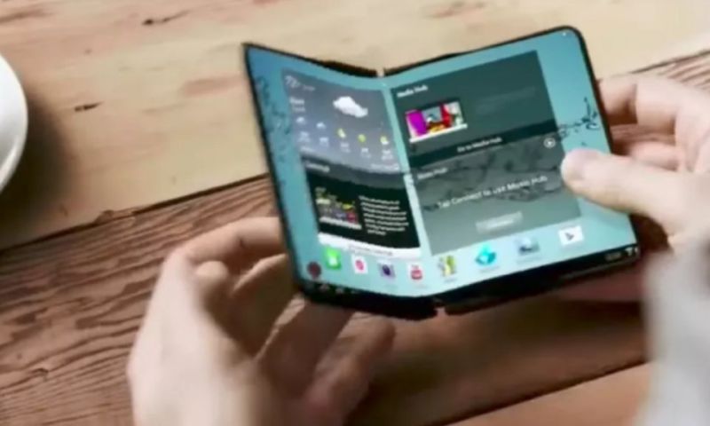 'Opvouwbare Samsung-telefoon krijgt ook scherm aan voorkant'